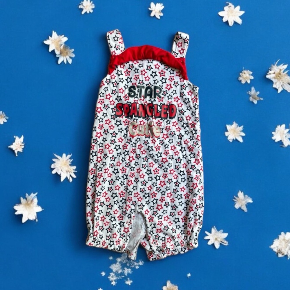Star Spangled Cutie. Onesie. 18 month.